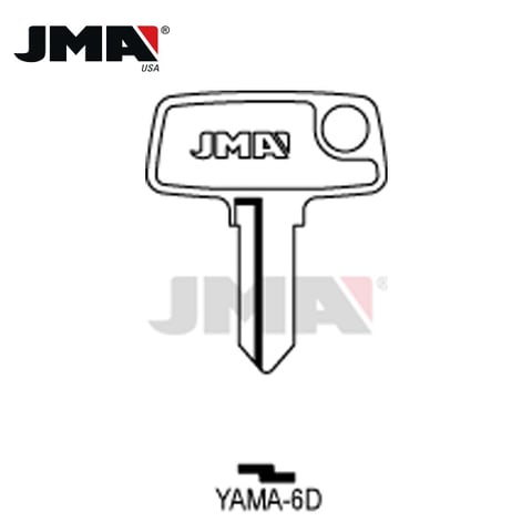 JMA – YH6R Yamaha Metal Key Blank / YAMA-6D