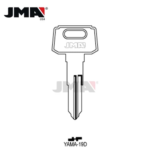 JMA – X118 YH49 Yamaha Motorcycle Metal Key Blank / YAMA-19D