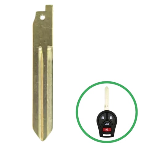2008-2015 Nissan / NSN14 / NSN14TA / Key Blade For Nissan Remote Head Keys (Aftermarket)