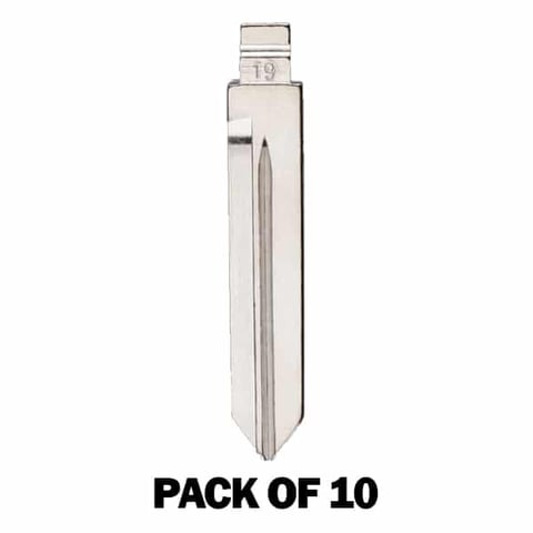 (Pack of 10) KEYDIY Key Blade – Ford H75 / FO38 – (#19) – For Xhorse / Keydiy Universal Remote Flip Keys
