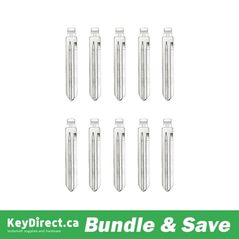(Pack of 10) KEYDIY Key Blade – Hyundai Tucson HYN14 (KD-HY-50) For Xhorse / Keydiy Universal Remote Flip Keys
