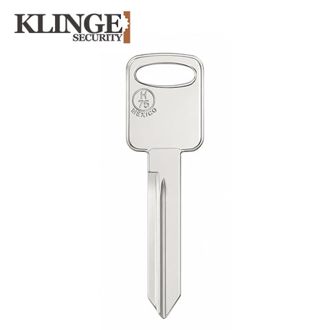 KLINGE – 1196FD H75 Ford / Lincoln / Mercury / Mazda Metal Key Blank