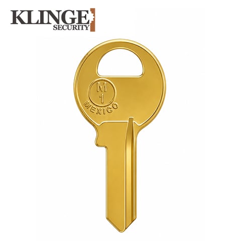 KLINGE – M1 1092 Metal Key Blank For Master Padlocks / Brass