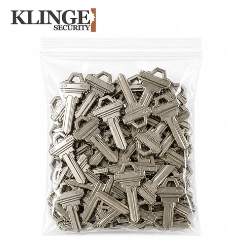 Pack of 50 | KLINGE – SC1 NP Schlage Metal Blank Key