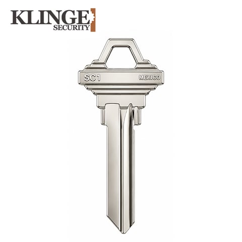 KLINGE – SC1 NP Schlage Metal Blank Key