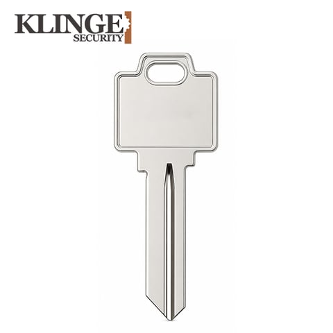 KLINGE – WR6 Weiser Metal Key Blank / Nickel Plate