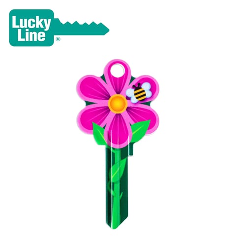 LuckyLine – Key Shapes™ Flower Key Blank -1/CD