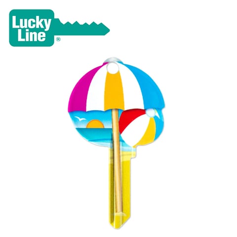 LuckyLine – Key Shapes™ Beach Key Blank -1/CD
