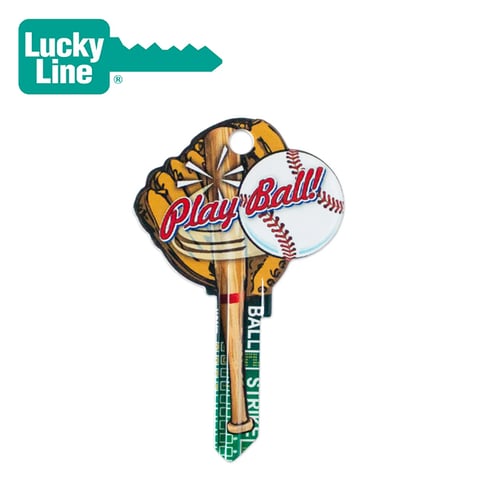 LuckyLine – Key Shapes™ Baseball Key Blank -1/CD