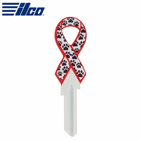 ILCO Personali-Keys® – RIBBON / Keyways: KW, SC1, WR / Individually Carded / PAWRIB Animal Cruelty Prevention