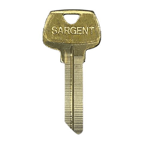 Sargent 6275 Metal Key Blank RA Keyway 6-Pin