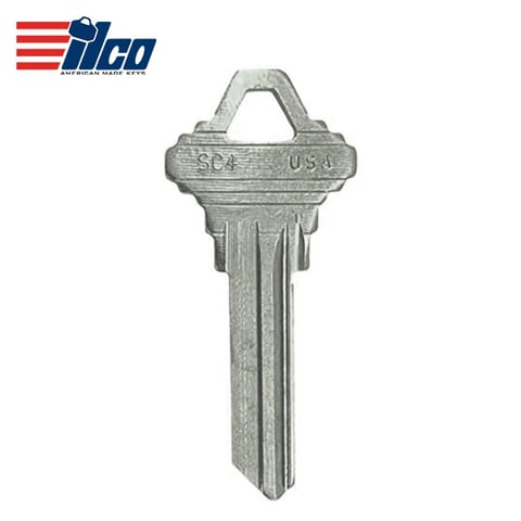ILCO – SC4 Schlage Key Blank / Nickel Plate
