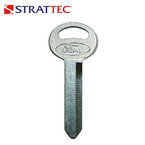 Strattec – Ford Oval Logo 48 GRV NON RFID Metal Head Key / H50 / 5-Cut / With Logo / 321202
