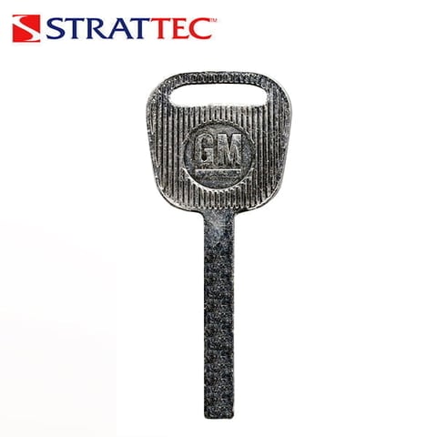 Strattec – GM HU100 Metal Mechanical Test Key w/ GM Logo / 4225455