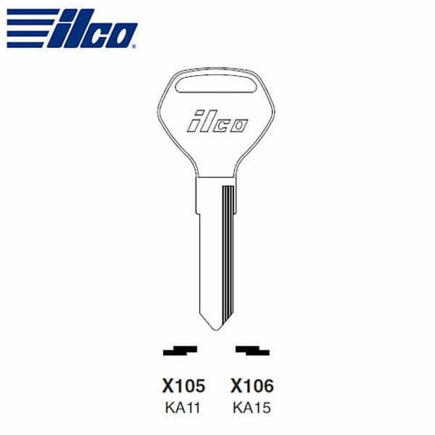 ILCO – X105-KA11 Kawasaki Key Blank