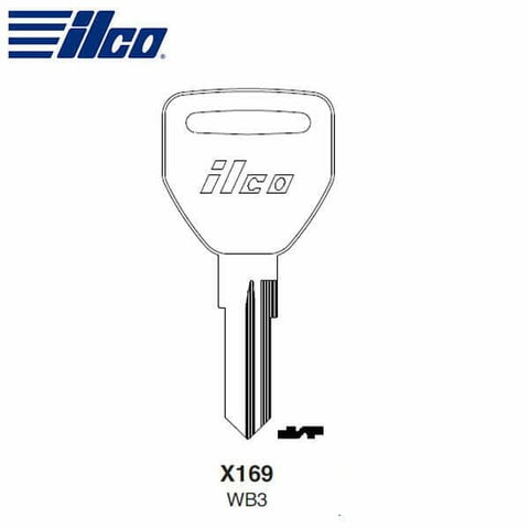 ILCO – X169-WB3 Ford Key Blank