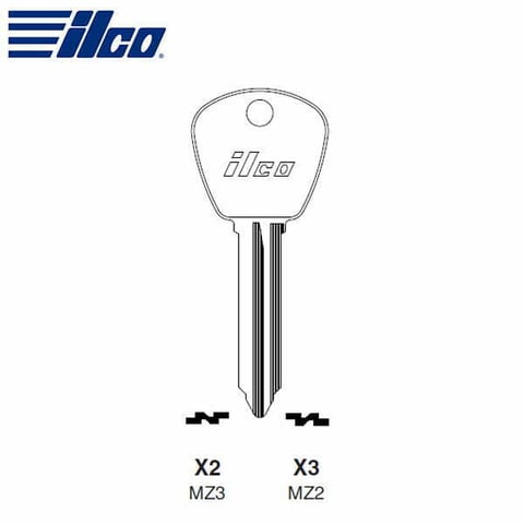 ILCO – X3-MZ2 Mazda Key Blank