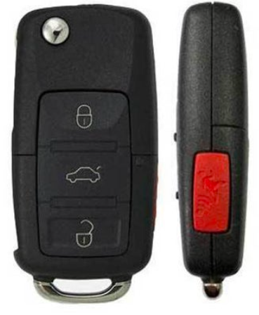 2006-2011 Volkswagen / 4-Button Flip Key