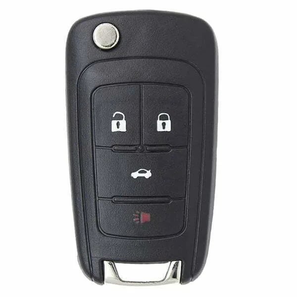 GM 2010+4-Button Flip Remote Head Key