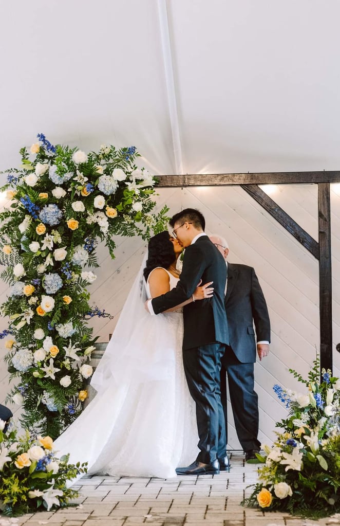 Gray Bridge Wedding Guide Rainy Tent Wedding Ceremony