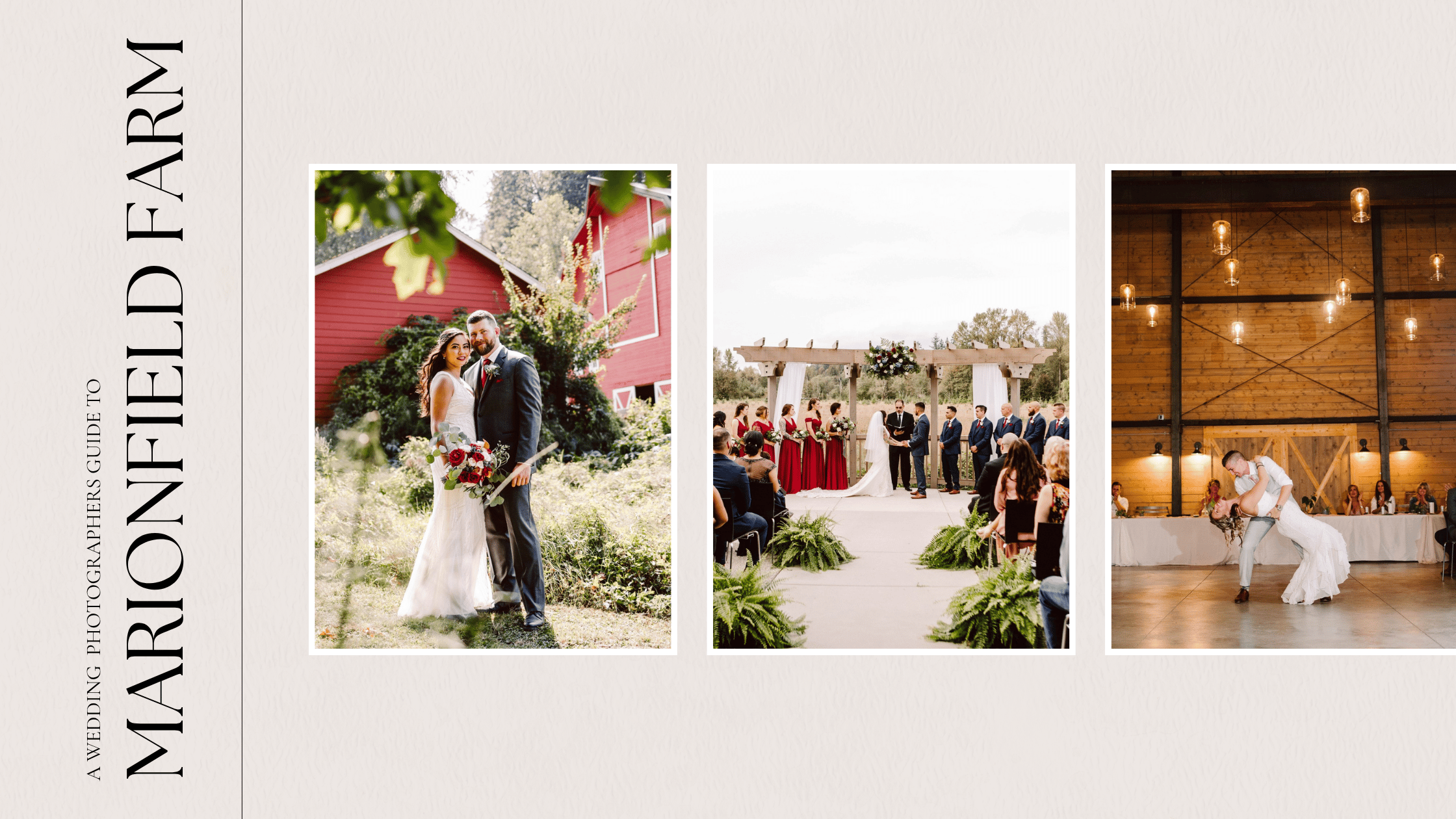 marionfield farm wedding guide
