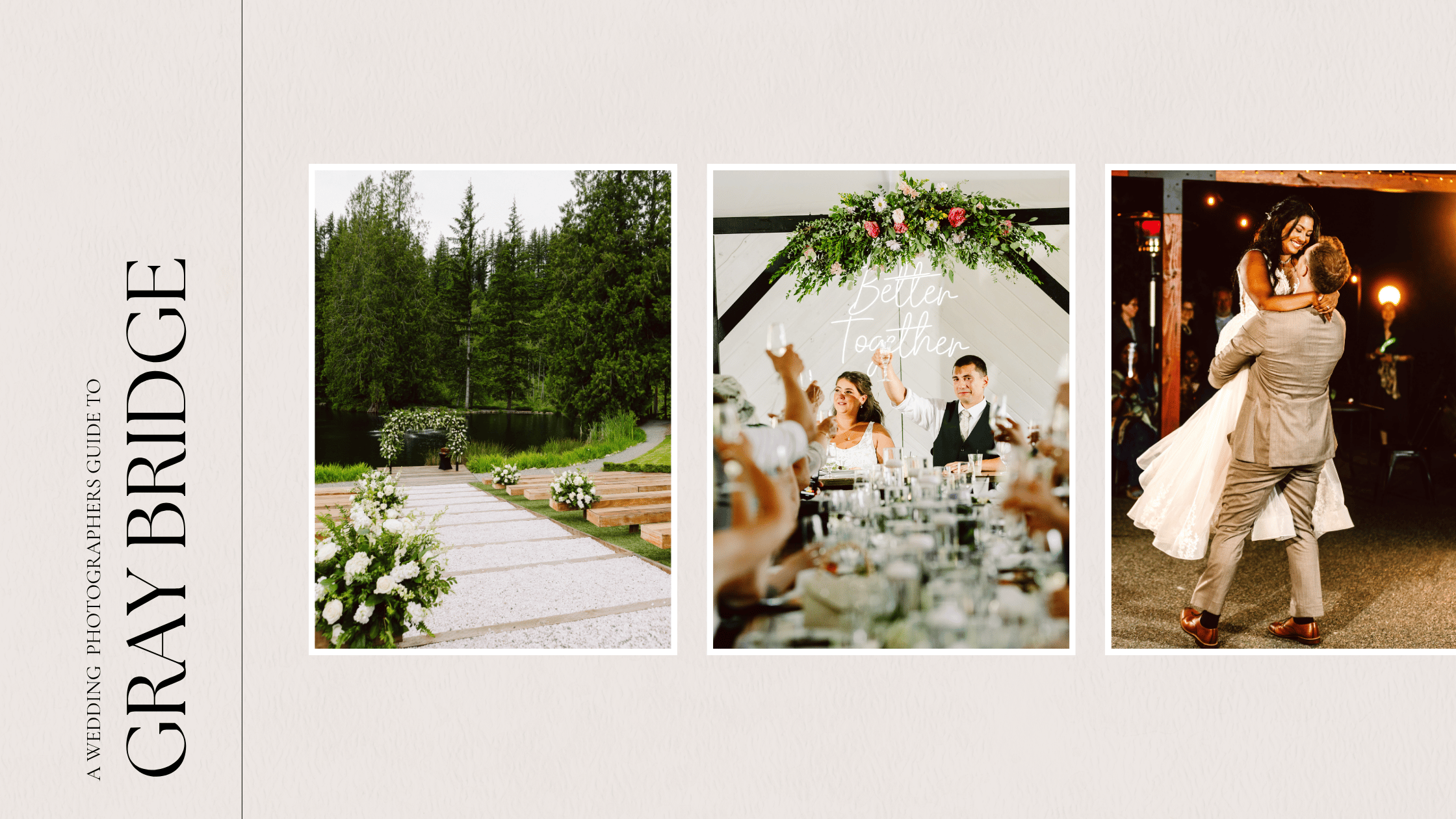 gray bridge wedding guide by GSquared Weddings Photography Snohomish County
