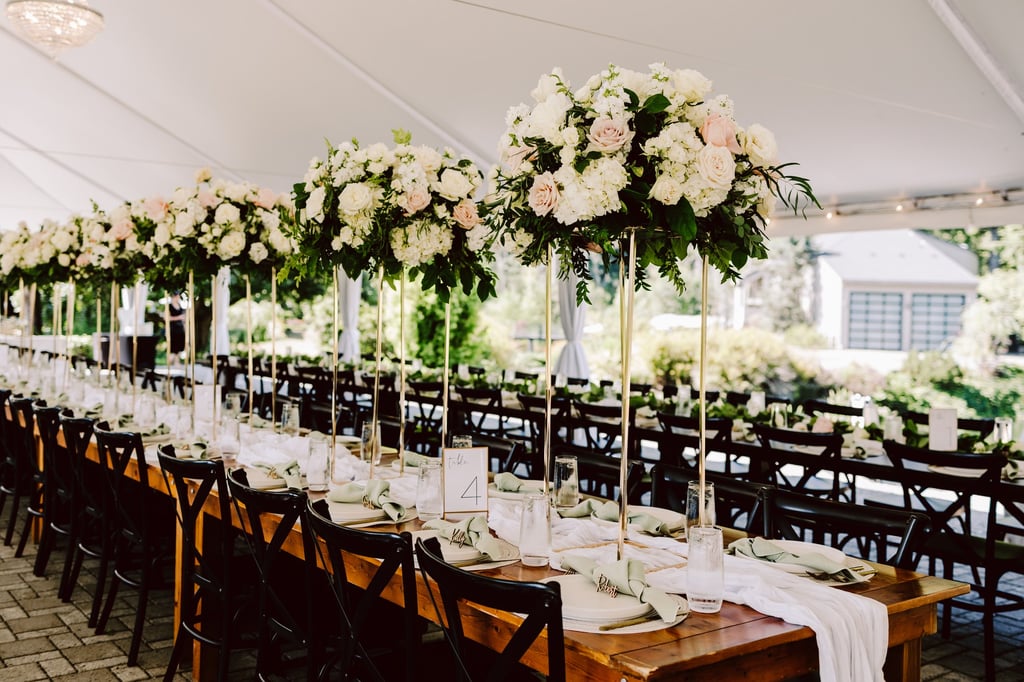 Gray Bridge Wedding Guide Dinner Reception Tent