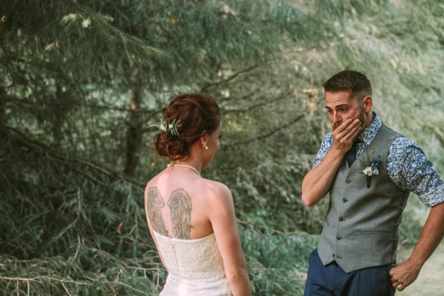 wedding photography hours first look