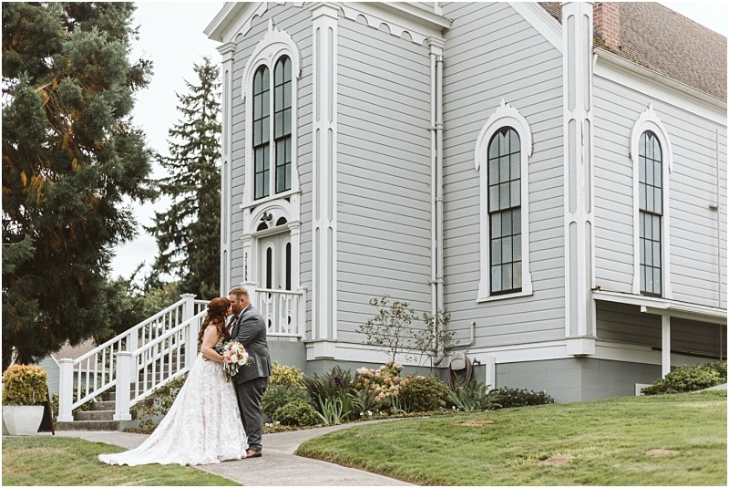 port gamble wedding on the olympic peninsula in washington state, the pnw