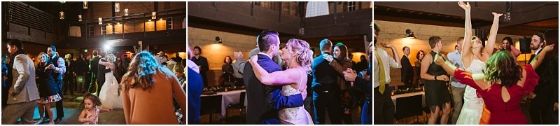 Premier Snohomish & Seattle Wedding Photographer | GSquared Weddings Photography Three photos capture a Snohomish wedding reception: guests dance and mingle, the couple shares a moment on the floor, and the crowd cheers joyfully under warm, festive lighting—perfect inspiration for your Seattle wedding or engagement. 47.9129° N, 122.0982° W | Serving Snohomish, Seattle , Orlando & Beyond