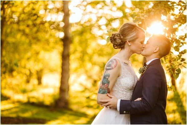 lgbtq same sex lesbian couple brides snohomish wedding woodland meadow farms seattle photographer