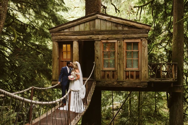 Washington Wedding Venue Treehouse Point