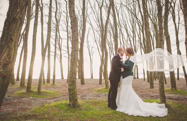 Golden Gardens Bath House wedding photos on the beach