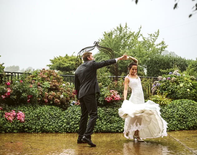 Hidden Meadows Bride and Groom Dancing
