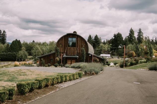 Olson Mansion Wedding Reception Barn