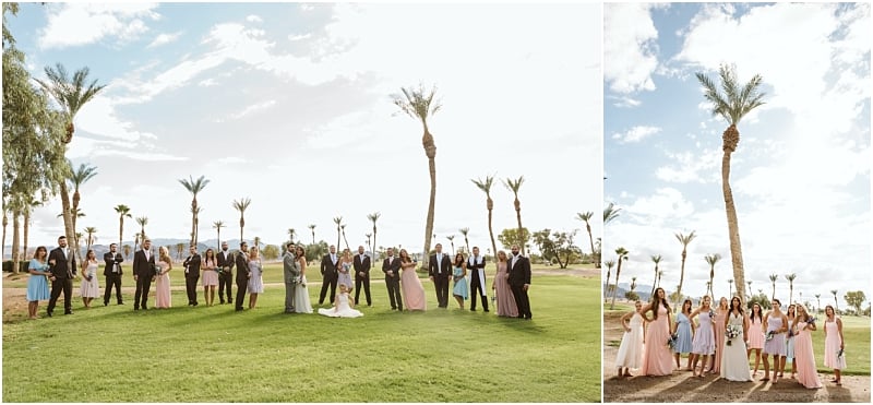 wedding party inspiration by gsquared weddings photography