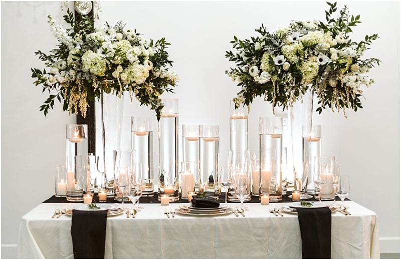 wedding trend black white and green elegance parties on the terrace redmond wa
