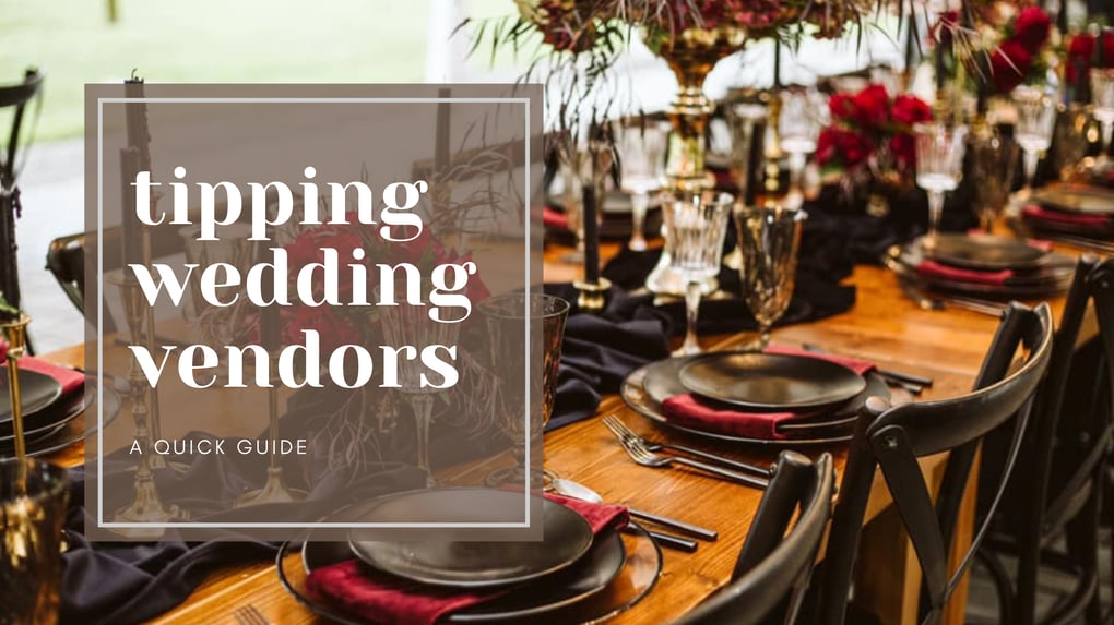 tipping wedding vendors in seattle and snohomish