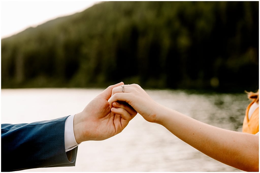 Rattlesnake Lake engagement session in Issaquah WA north of Seattle