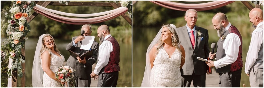 Sadie Lake Wedding with Jewel Tones