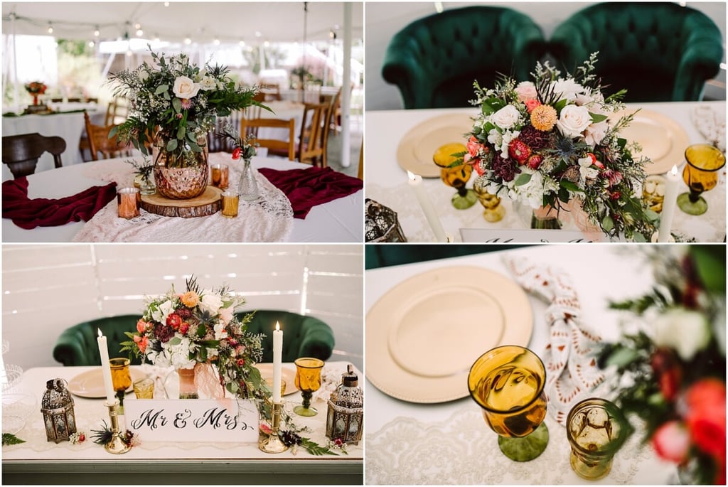 Sadie Lake Wedding with Jewel Tones