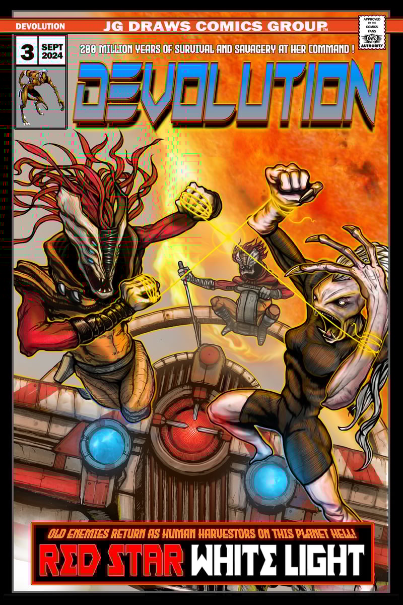 DEVOLUTION 3 - RED STAR WHITE LIGHT