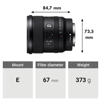Products | Sony FE 20mm f/1.8 G