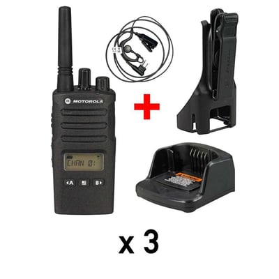Prodotti | Motorola XT460 Walkie Talkie Simple Site Three Pack