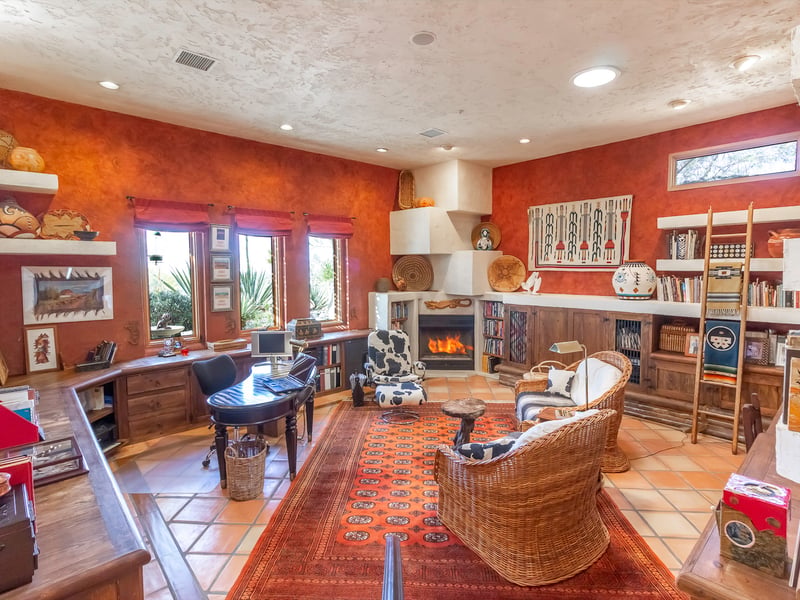 Luxury desert accommodations with natural hot springs and stunning views