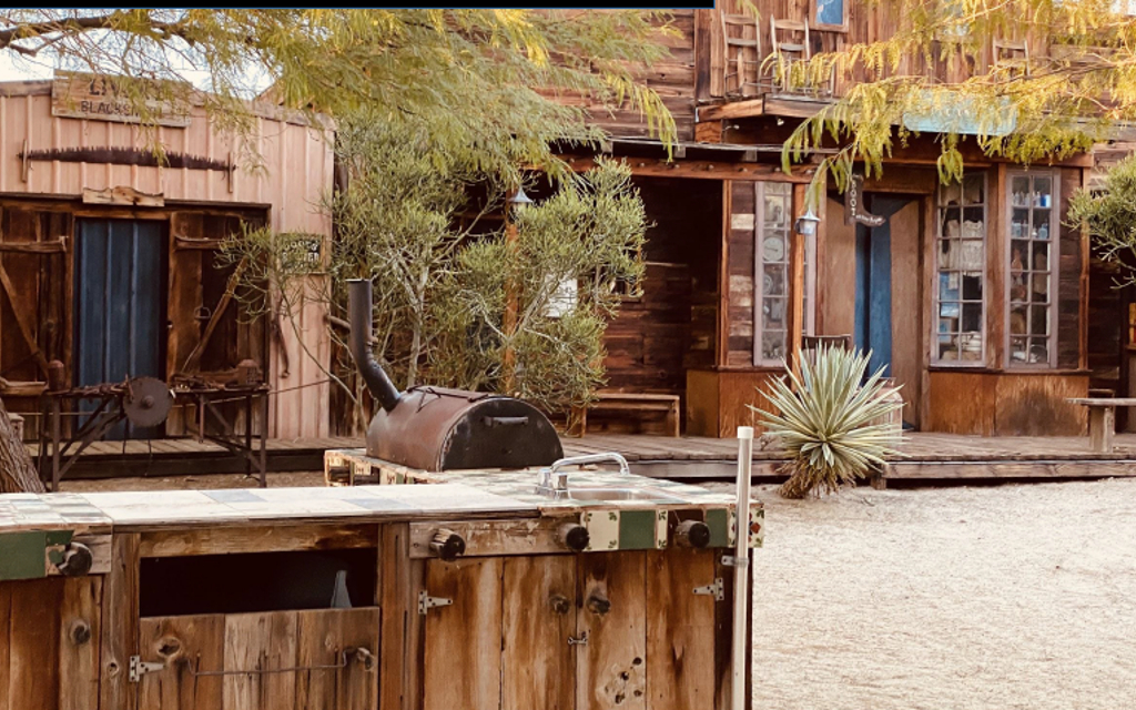 Historic western village team building venue at Bubbling Wells Oasis