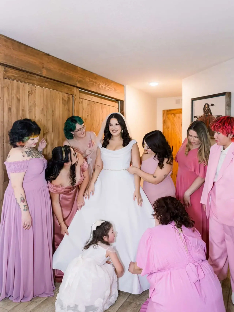 Luxury interior at Bubbling Wells Oasis bridal suite
