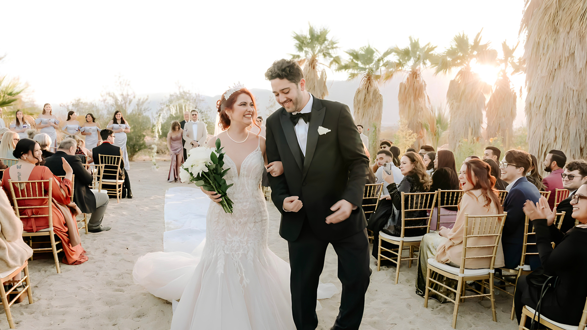Bridal party at Bubbling Wells Ranch