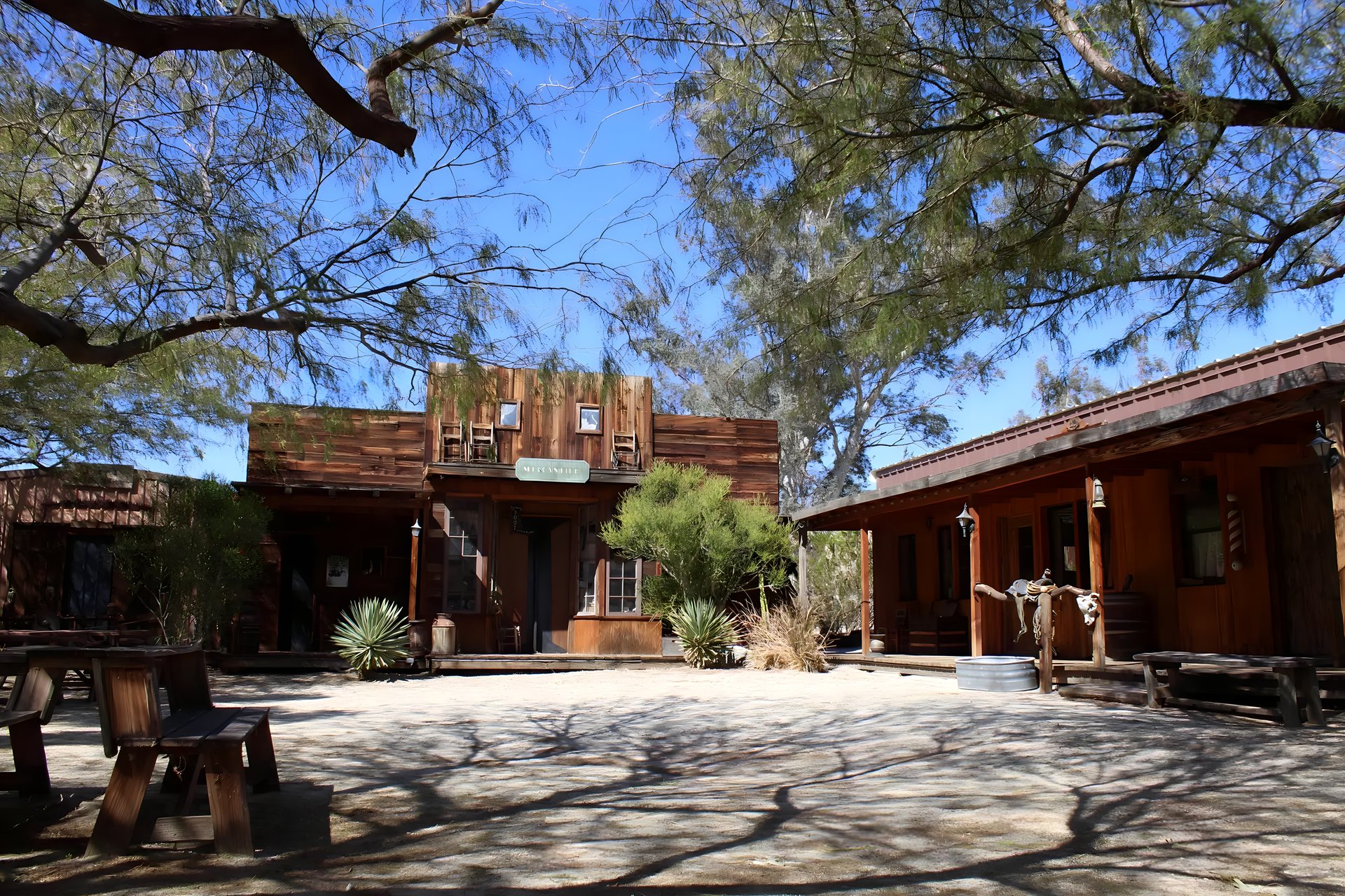 Main residence exterior at Bubbling Wells Oasis group retreat
