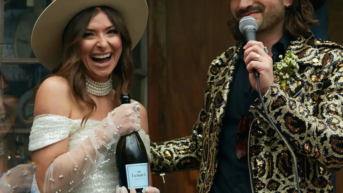 Champagne toast celebration